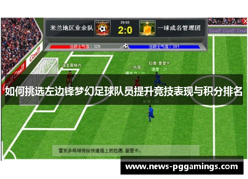如何挑选左边锋梦幻足球队员提升竞技表现与积分排名 如何挑选左边锋梦幻足球队员提升竞技表现与积分排名